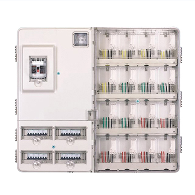 单相十六表位插卡式电表箱（左右结构）