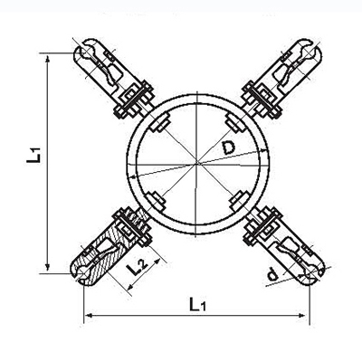 JX型圆环型阻尼间隔棒